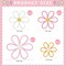 Boho Nursery Woven Daisy Wall Decor – Macramé Flower Hanging Set for Girls’ Rooms, Bohemian Nursery Art, Home or Bedroom Décor – Set of 4 (6-Petal Daisies)